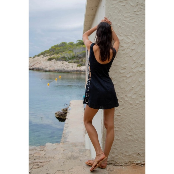 Discoteca Mini Dress Black by VRG GRL - Size AU 16 - Picture 5 of 8